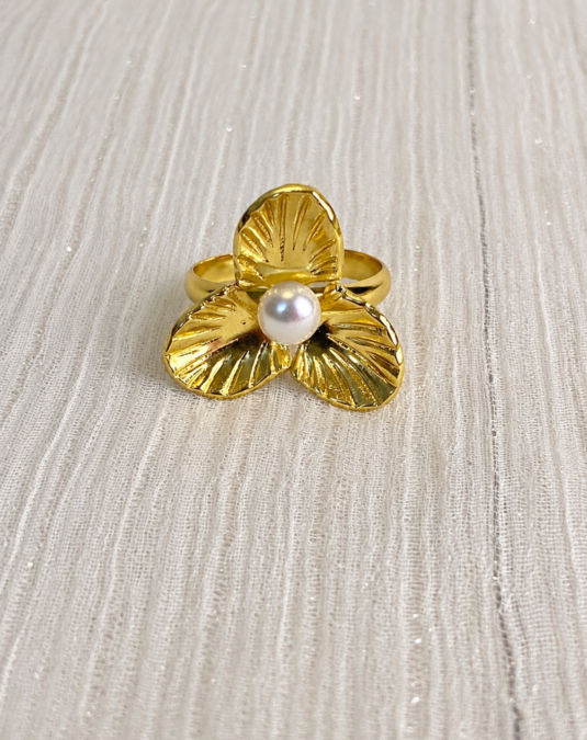 Aurelia Pearl Bloom Ring