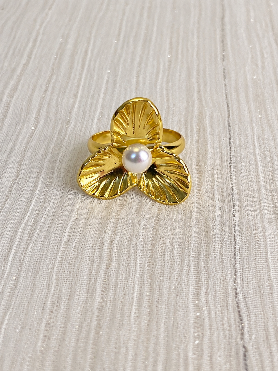 Aurelia Pearl Bloom Ring