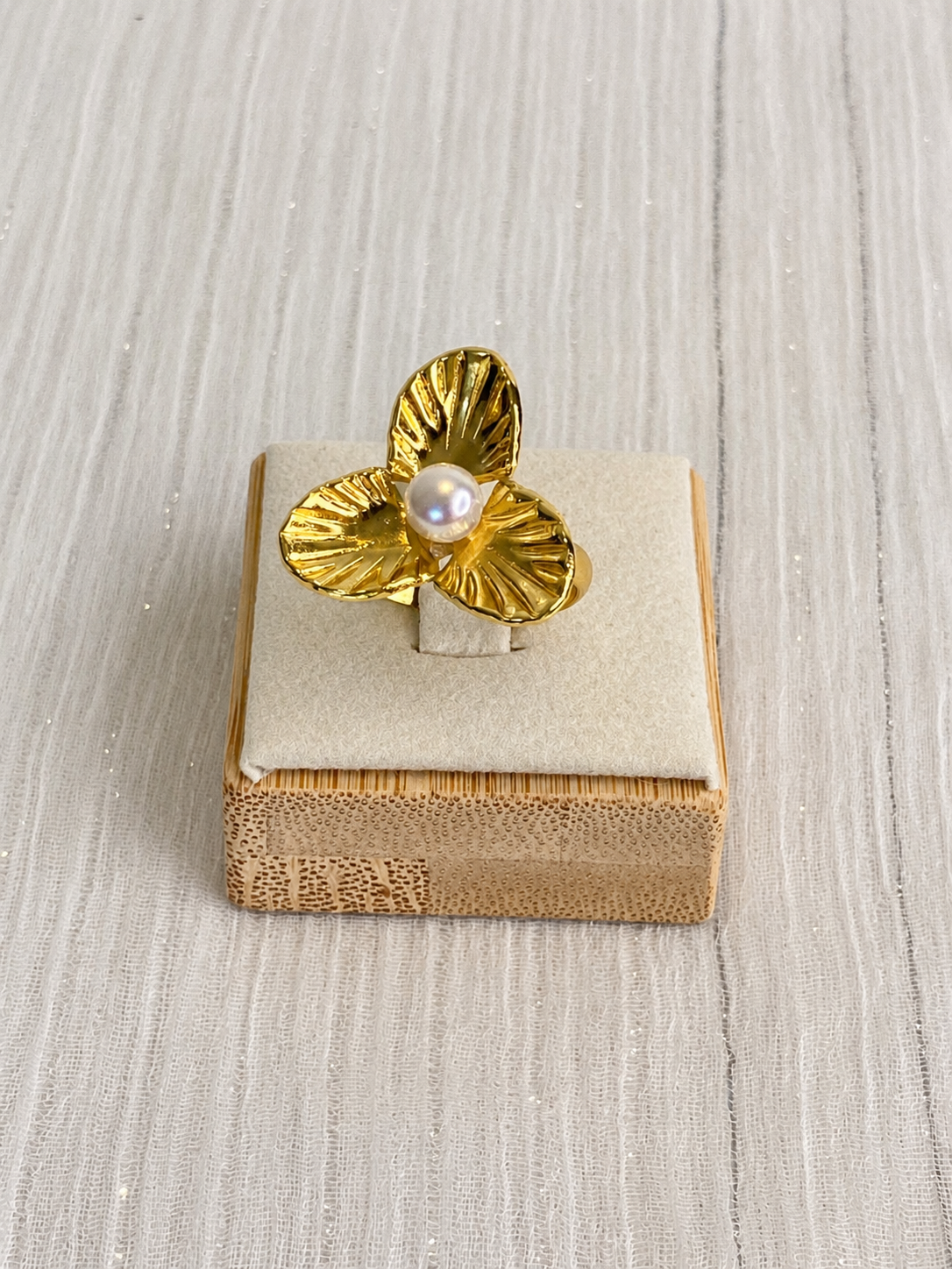 Aurelia Pearl Bloom Ring - Image 2