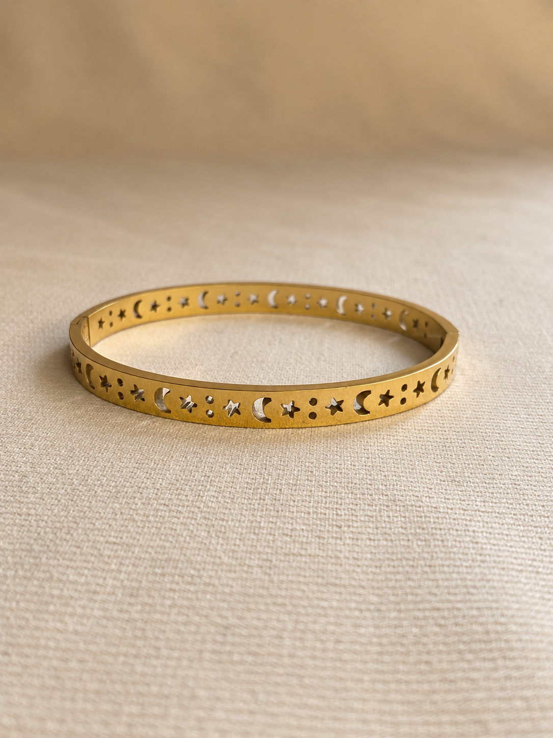 Celestial Star & Moon Bangle - Image 1