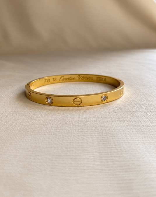 Crystal Love Bangle