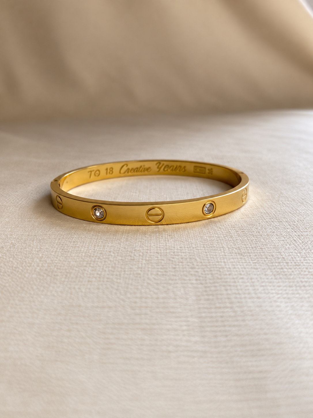 Crystal Love Bangle - Image 1
