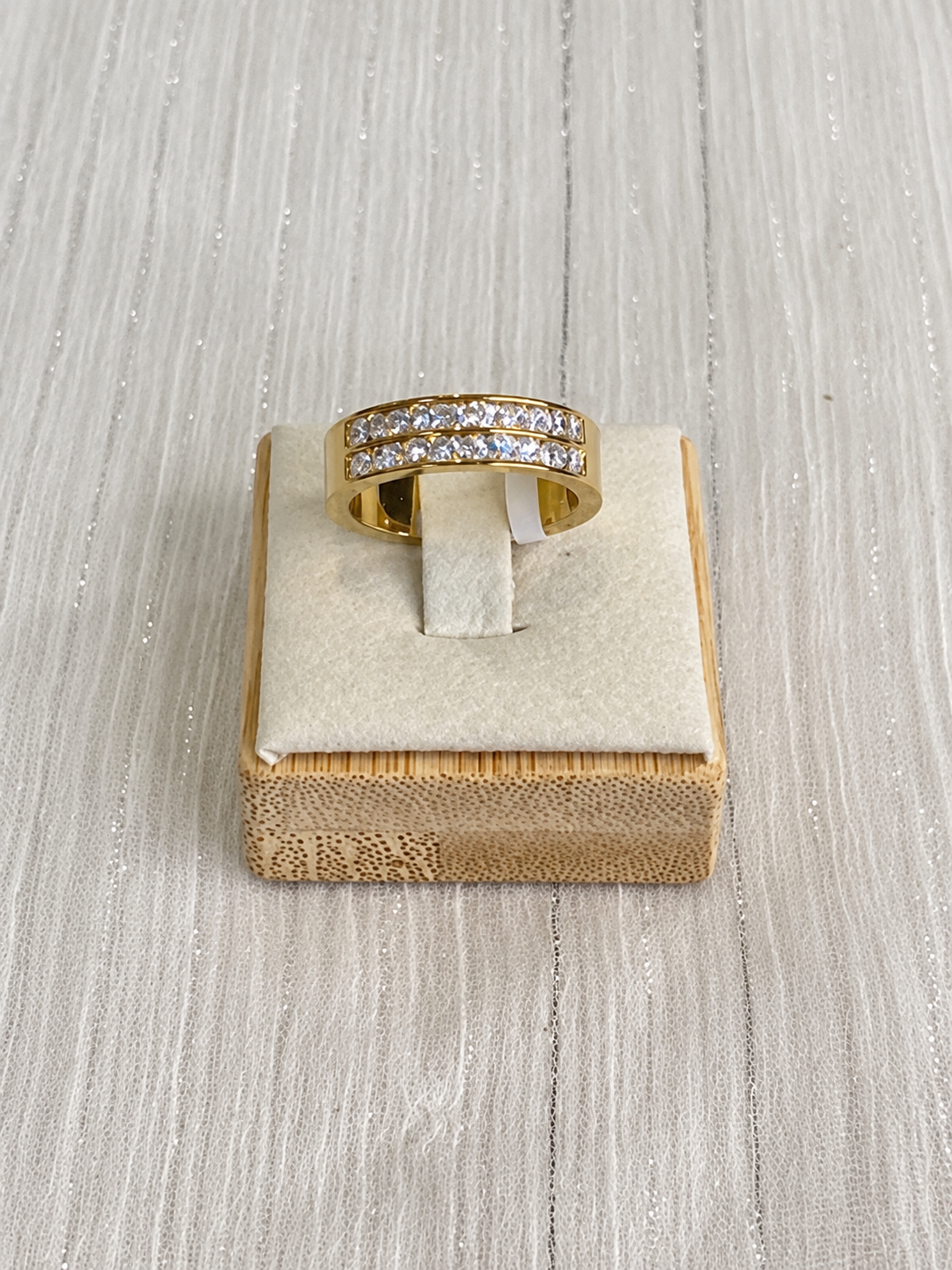 Double Pavé Band Ring