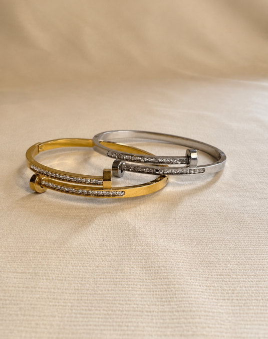 Nail Link Cuff Bracelet