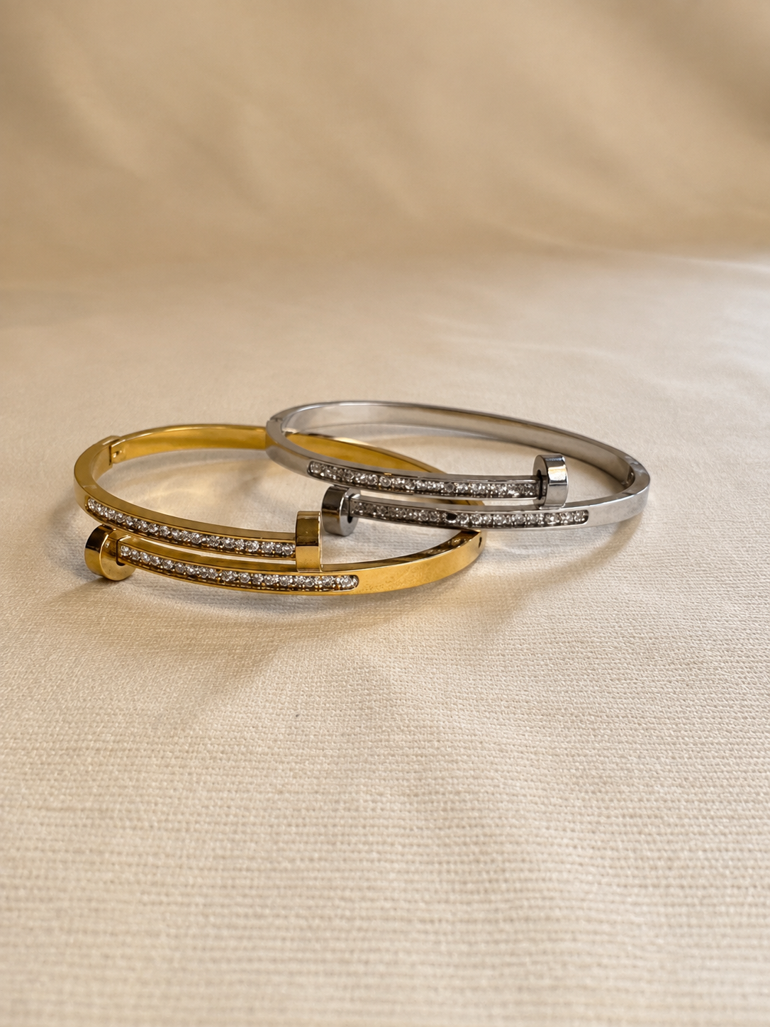 Nail Link Cuff Bracelet - Image 1