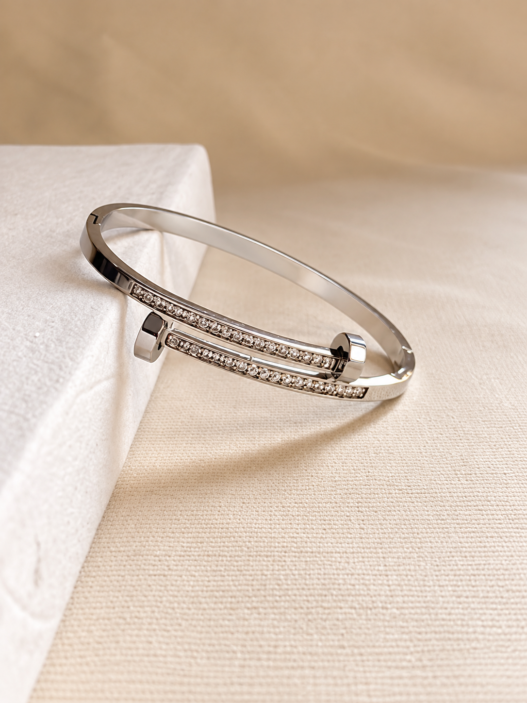 Nail Link Cuff Bracelet - Image 5