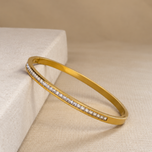 Pavé Crystal Line Bangle