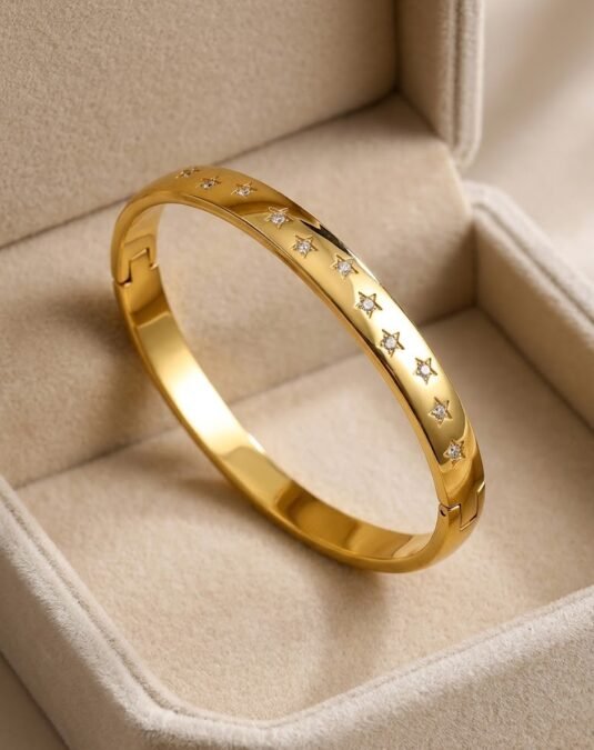 Starry Crystal Bangle
